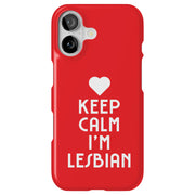 Keep Calm LGBT Tough Cases For Apple iPhone (17, 16, 15, 14, 13, 12, 11, X, SE, 8, 7/ Air, Plus, Pro, Max, Mini, XR, XS), Print in USA