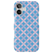 Petals Blue Tough Cases For Apple iPhone (17, 16, 15, 14, 13, 12, 11, X, SE, 8, 7/ Air, Plus, Pro, Max, Mini, XR, XS), Print in USA