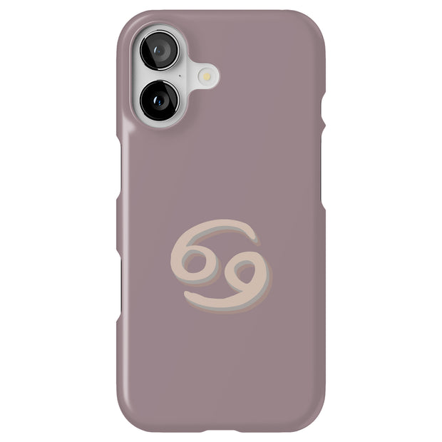 Cancer Zodiac Tough Cases For Apple iPhone (17, 16, 15, 14, 13, 12, 11, X, SE, 8, 7/ Air, Plus, Pro, Max, Mini, XR, XS), Print in USA