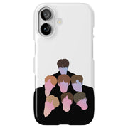 BTS KPOP 8 Tough Cases For Apple iPhone (17, 16, 15, 14, 13, 12, 11, X, SE, 8, 7/ Air, Plus, Pro, Max, Mini, XR, XS), Print in USA