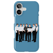 BTS Bangtan 13 Tough Cases For Apple iPhone (17, 16, 15, 14, 13, 12, 11, X, SE, 8, 7/ Air, Plus, Pro, Max, Mini, XR, XS), Print in USA