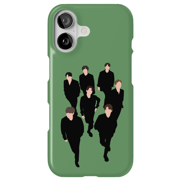 BTS Bangtan 14 Tough Cases For Apple iPhone (17, 16, 15, 14, 13, 12, 11, X, SE, 8, 7/ Air, Plus, Pro, Max, Mini, XR, XS), Print in USA