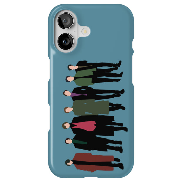 BTS Bangtan 16 Tough Cases For Apple iPhone (17, 16, 15, 14, 13, 12, 11, X, SE, 8, 7/ Air, Plus, Pro, Max, Mini, XR, XS), Print in USA