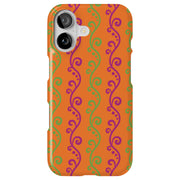 Purple Grn Vine Tough Cases For Apple iPhone (17, 16, 15, 14, 13, 12, 11, X, SE, 8, 7/ Air, Plus, Pro, Max, Mini, XR, XS), Print in USA