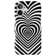 Hearts Hearts Tough Cases For Apple iPhone (17, 16, 15, 14, 13, 12, 11, X, SE, 8, 7/ Air, Plus, Pro, Max, Mini, XR, XS), Print in USA