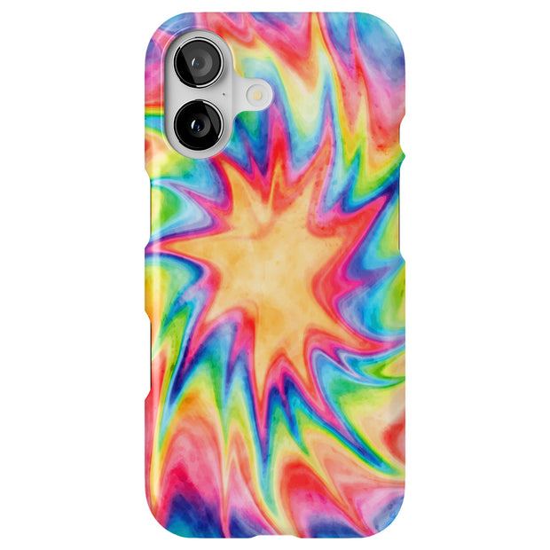 Tie Dye Trippy Tough Cases For Apple iPhone (17, 16, 15, 14, 13, 12, 11, X, SE, 8, 7/ Air, Plus, Pro, Max, Mini, XR, XS), Print in USA