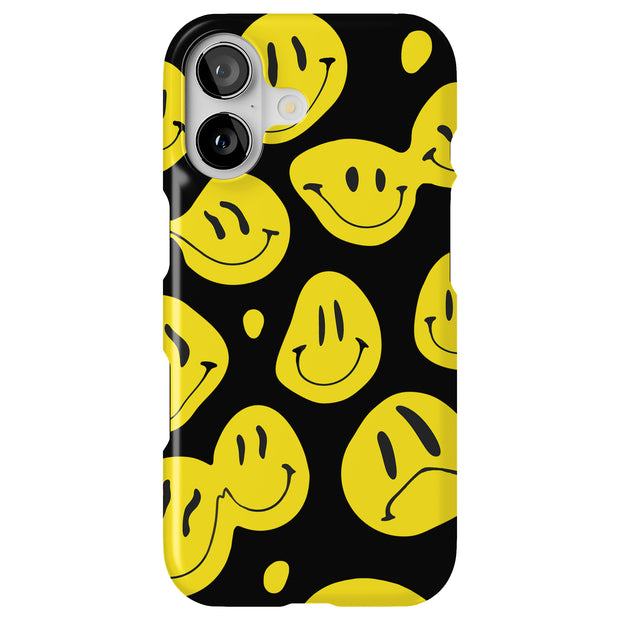 Smiley Face Tough Cases For Apple iPhone (17, 16, 15, 14, 13, 12, 11, X, SE, 8, 7/ Air, Plus, Pro, Max, Mini, XR, XS), Print in USA