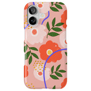 Flower Design Tough Cases For Apple iPhone (17, 16, 15, 14, 13, 12, 11, X, SE, 8, 7/ Air, Plus, Pro, Max, Mini, XR, XS), Print in USA