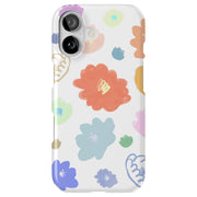 Flower Design 1 Tough Cases For Apple iPhone (17, 16, 15, 14, 13, 12, 11, X, SE, 8, 7/ Air, Plus, Pro, Max, Mini, XR, XS), Print in USA