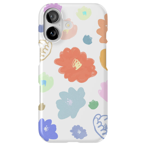 Flower Design 1 Tough Cases For Apple iPhone (17, 16, 15, 14, 13, 12, 11, X, SE, 8, 7/ Air, Plus, Pro, Max, Mini, XR, XS), Print in USA