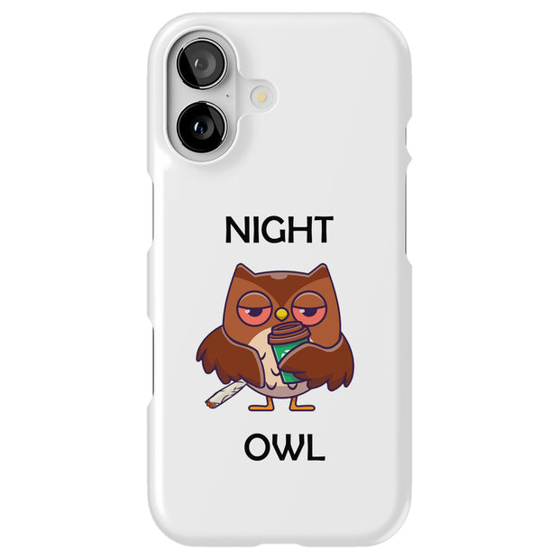 Night Owl  Tough Cases For Apple iPhone (17, 16, 15, 14, 13, 12, 11, X, SE, 8, 7/ Air, Plus, Pro, Max, Mini, XR, XS), Print in USA