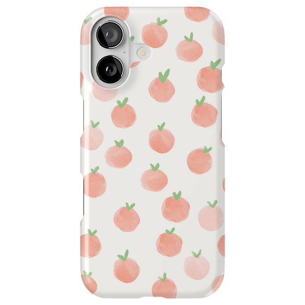 Orange Painting Tough Cases For Apple iPhone (17, 16, 15, 14, 13, 12, 11, X, SE, 8, 7/ Air, Plus, Pro, Max, Mini, XR, XS), Print in USA