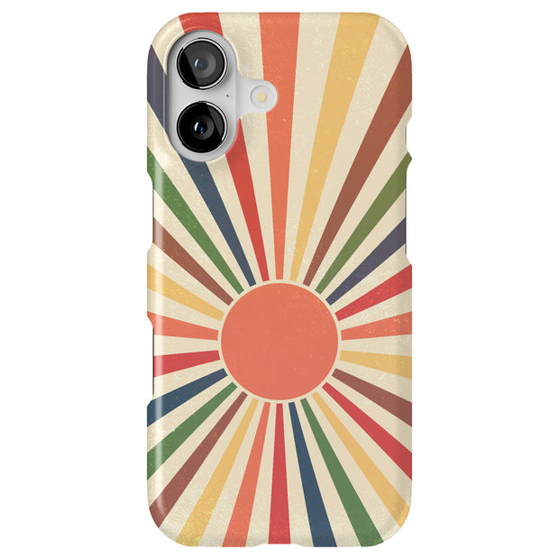 Vintage Sun Tough Cases For Apple iPhone (17, 16, 15, 14, 13, 12, 11, X, SE, 8, 7/ Air, Plus, Pro, Max, Mini, XR, XS), Print in USA