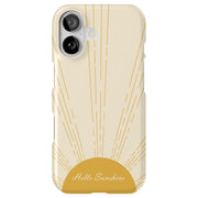 Hello Sunshine Tough Cases For Apple iPhone (17, 16, 15, 14, 13, 12, 11, X, SE, 8, 7/ Air, Plus, Pro, Max, Mini, XR, XS), Print in USA