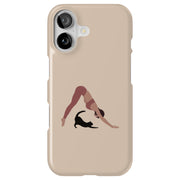 Yoga With Cat Tough Cases For Apple iPhone (17, 16, 15, 14, 13, 12, 11, X, SE, 8, 7/ Air, Plus, Pro, Max, Mini, XR, XS), Print in USA