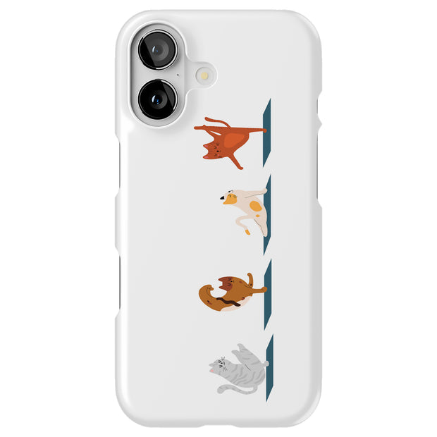 Cat Do Yoga Tough Cases For Apple iPhone (17, 16, 15, 14, 13, 12, 11, X, SE, 8, 7/ Air, Plus, Pro, Max, Mini, XR, XS), Print in USA