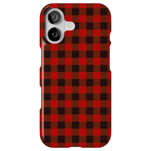 Classic Plaid Tough Cases For Apple iPhone (17, 16, 15, 14, 13, 12, 11, X, SE, 8, 7/ Air, Plus, Pro, Max, Mini, XR, XS), Print in USA