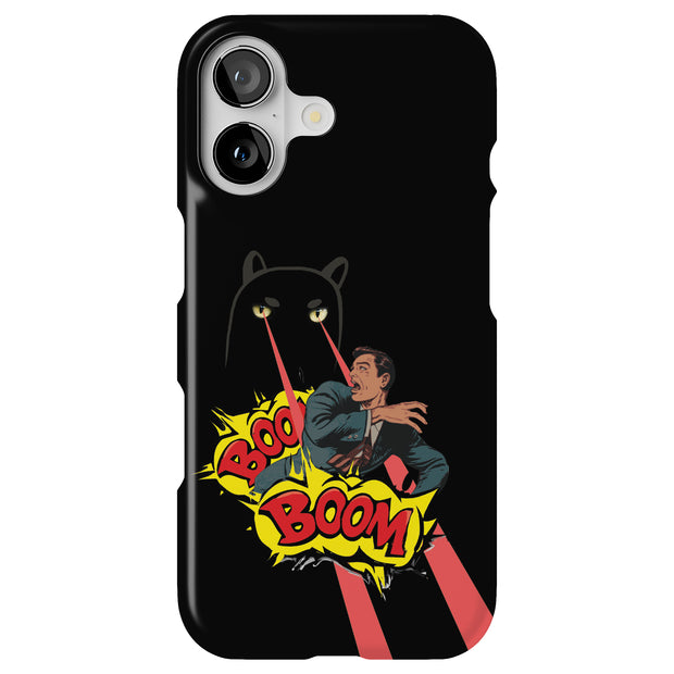 Cat Boom Tough Cases For Apple iPhone (17, 16, 15, 14, 13, 12, 11, X, SE, 8, 7/ Air, Plus, Pro, Max, Mini, XR, XS), Print in USA