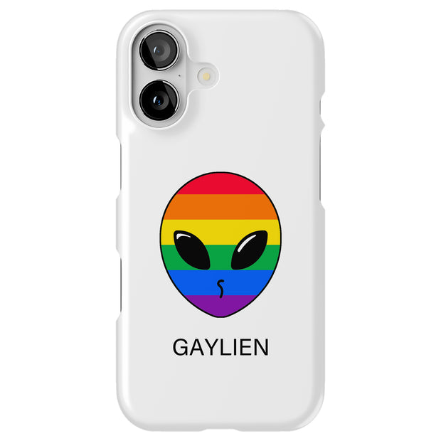 Rainbow Gaylien Tough Cases For Apple iPhone (17, 16, 15, 14, 13, 12, 11, X, SE, 8, 7/ Air, Plus, Pro, Max, Mini, XR, XS), Print in USA