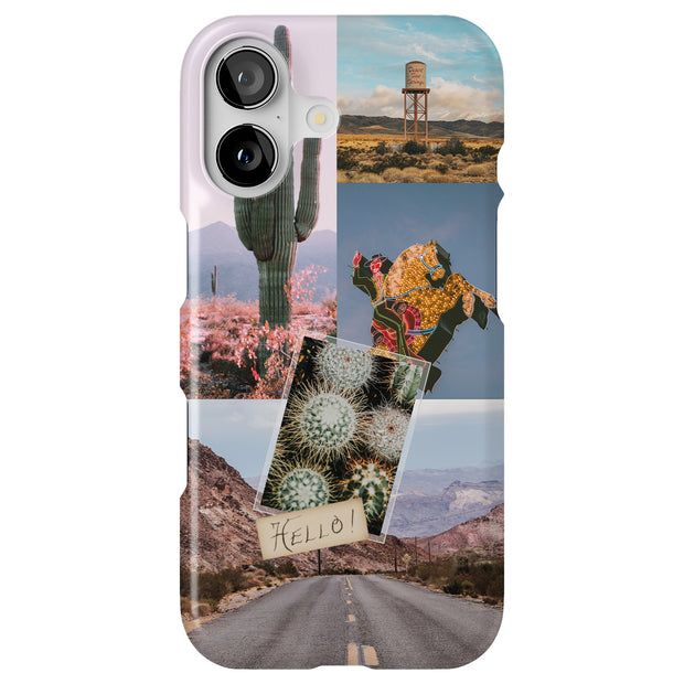 Desert Cactus Tough Cases For Apple iPhone (17, 16, 15, 14, 13, 12, 11, X, SE, 8, 7/ Air, Plus, Pro, Max, Mini, XR, XS), Print in USA