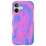 Pink Bandana Tough Cases For Apple iPhone (17, 16, 15, 14, 13, 12, 11, X, SE, 8, 7/ Air, Plus, Pro, Max, Mini, XR, XS), Print in USA