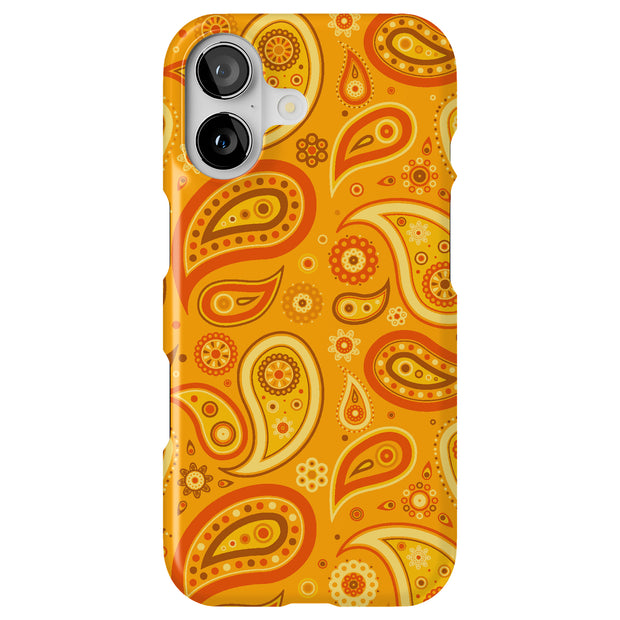Yellow Bandana Tough Cases For Apple iPhone (17, 16, 15, 14, 13, 12, 11, X, SE, 8, 7/ Air, Plus, Pro, Max, Mini, XR, XS), Print in USA