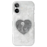 Skeleton Love Tough Cases For Apple iPhone (17, 16, 15, 14, 13, 12, 11, X, SE, 8, 7/ Air, Plus, Pro, Max, Mini, XR, XS), Print in USA