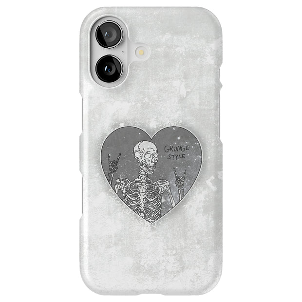 Skeleton Love Tough Cases For Apple iPhone (17, 16, 15, 14, 13, 12, 11, X, SE, 8, 7/ Air, Plus, Pro, Max, Mini, XR, XS), Print in USA