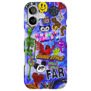 Grunge Style 1 Tough Cases For Apple iPhone (17, 16, 15, 14, 13, 12, 11, X, SE, 8, 7/ Air, Plus, Pro, Max, Mini, XR, XS), Print in USA