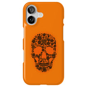 Skull Flower Tough Cases For Apple iPhone (17, 16, 15, 14, 13, 12, 11, X, SE, 8, 7/ Air, Plus, Pro, Max, Mini, XR, XS), Print in USA