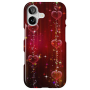 Shinny Hearts Tough Cases For Apple iPhone (17, 16, 15, 14, 13, 12, 11, X, SE, 8, 7/ Air, Plus, Pro, Max, Mini, XR, XS), Print in USA
