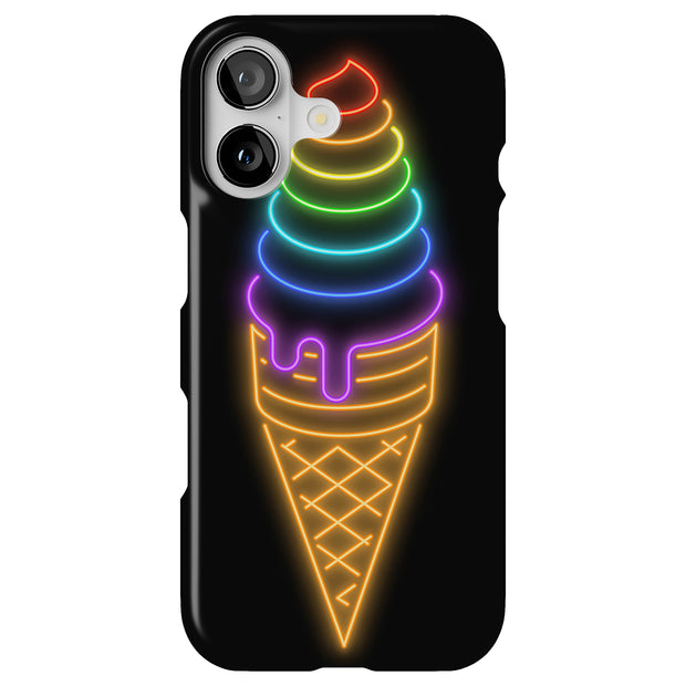Ice Cream Sign Tough Cases For Apple iPhone (17, 16, 15, 14, 13, 12, 11, X, SE, 8, 7/ Air, Plus, Pro, Max, Mini, XR, XS), Print in USA
