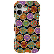 Mandala Art Tough Cases For Apple iPhone (17, 16, 15, 14, 13, 12, 11, X, SE, 8, 7/ Air, Plus, Pro, Max, Mini, XR, XS), Print in USA