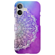 Purple Mandala Tough Cases For Apple iPhone (17, 16, 15, 14, 13, 12, 11, X, SE, 8, 7/ Air, Plus, Pro, Max, Mini, XR, XS), Print in USA