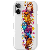 Owls Tree 2 Tough Cases For Apple iPhone (17, 16, 15, 14, 13, 12, 11, X, SE, 8, 7/ Air, Plus, Pro, Max, Mini, XR, XS), Print in USA