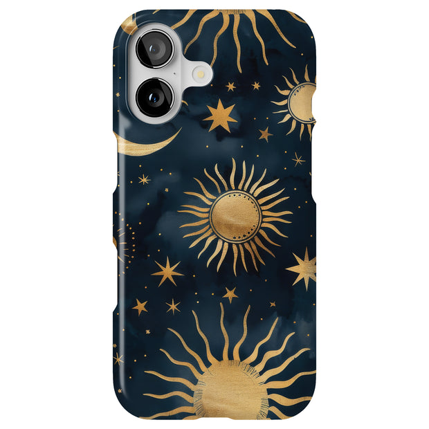 Star Dark Blue Tough Cases For Apple iPhone (17, 16, 15, 14, 13, 12, 11, X, SE, 8, 7/ Air, Plus, Pro, Max, Mini, XR, XS), Print in USA