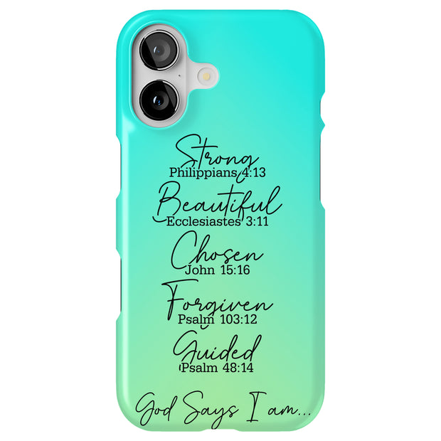 Christian 1 Tough Cases For Apple iPhone (17, 16, 15, 14, 13, 12, 11, X, SE, 8, 7/ Air, Plus, Pro, Max, Mini, XR, XS), Print in USA