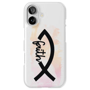 Faith Fish Tough Cases For Apple iPhone (17, 16, 15, 14, 13, 12, 11, X, SE, 8, 7/ Air, Plus, Pro, Max, Mini, XR, XS), Print in USA