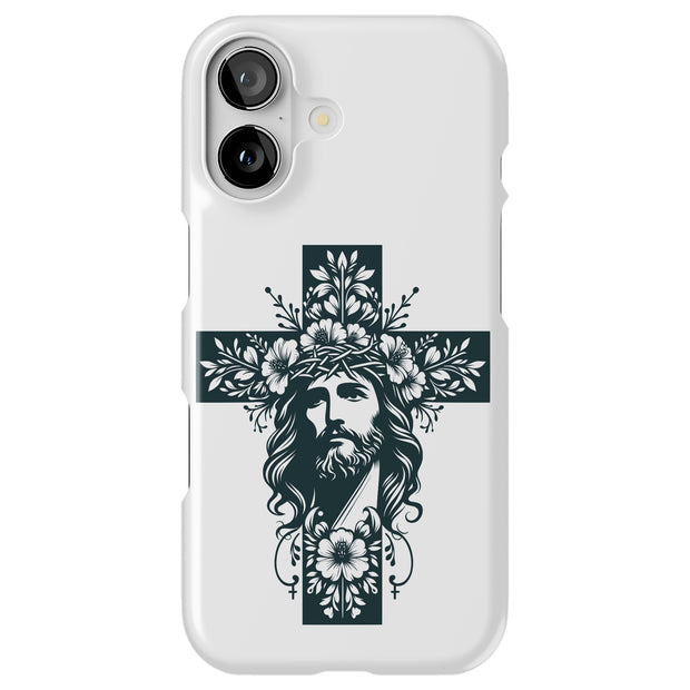 Christ Cross Tough Cases For Apple iPhone (17, 16, 15, 14, 13, 12, 11, X, SE, 8, 7/ Air, Plus, Pro, Max, Mini, XR, XS), Print in USA