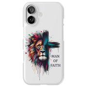 Man of Faith Tough Cases For Apple iPhone (17, 16, 15, 14, 13, 12, 11, X, SE, 8, 7/ Air, Plus, Pro, Max, Mini, XR, XS), Print in USA
