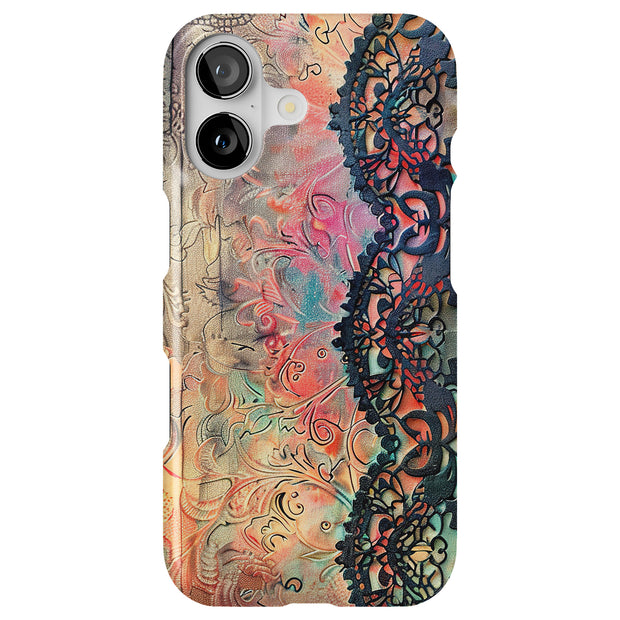Gothic Lace 1 Tough Cases For Apple iPhone (17, 16, 15, 14, 13, 12, 11, X, SE, 8, 7/ Air, Plus, Pro, Max, Mini, XR, XS), Print in USA