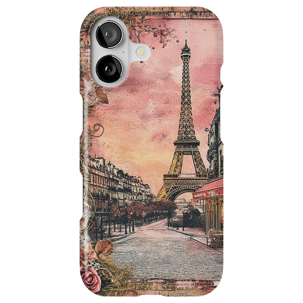Paris Love 3 Tough Cases For Apple iPhone (17, 16, 15, 14, 13, 12, 11, X, SE, 8, 7/ Air, Plus, Pro, Max, Mini, XR, XS), Print in USA