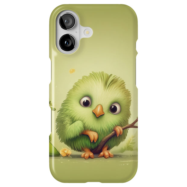 Kawaii Kiwi Tough Cases For Apple iPhone (17, 16, 15, 14, 13, 12, 11, X, SE, 8, 7/ Air, Plus, Pro, Max, Mini, XR, XS), Print in USA