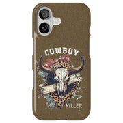 Cowboy Killer 1 Tough Cases For Apple iPhone (17, 16, 15, 14, 13, 12, 11, X, SE, 8, 7/ Air, Plus, Pro, Max, Mini, XR, XS), Print in USA