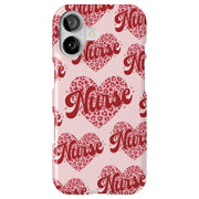 Nurse Leopard Tough Cases For Apple iPhone (17, 16, 15, 14, 13, 12, 11, X, SE, 8, 7/ Air, Plus, Pro, Max, Mini, XR, XS), Print in USA