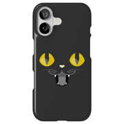 Enigmatic Cat Tough Cases For Apple iPhone (17, 16, 15, 14, 13, 12, 11, X, SE, 8, 7/ Air, Plus, Pro, Max, Mini, XR, XS), Print in USA
