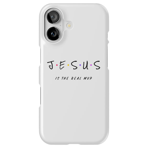 Jesus is MVP Tough Cases For Apple iPhone (17, 16, 15, 14, 13, 12, 11, X, SE, 8, 7/ Air, Plus, Pro, Max, Mini, XR, XS), Print in USA