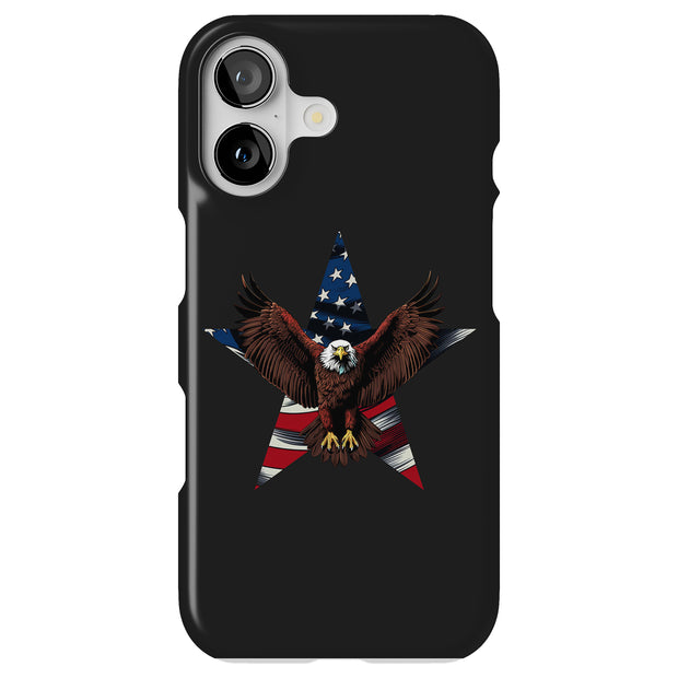 Patriotic Eagle Tough Cases For Apple iPhone (17, 16, 15, 14, 13, 12, 11, X, SE, 8, 7/ Air, Plus, Pro, Max, Mini, XR, XS), Print in USA