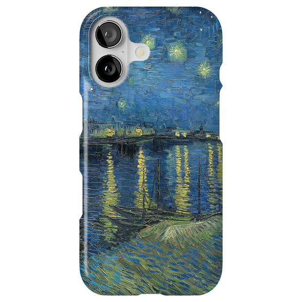 Starry Night 1 Tough Cases For Apple iPhone (17, 16, 15, 14, 13, 12, 11, X, SE, 8, 7/ Air, Plus, Pro, Max, Mini, XR, XS), Print in USA