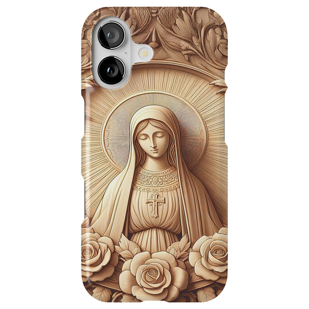 Virgin Mary 1 Tough Cases For Apple iPhone (17, 16, 15, 14, 13, 12, 11, X, SE, 8, 7/ Air, Plus, Pro, Max, Mini, XR, XS), Print in USA